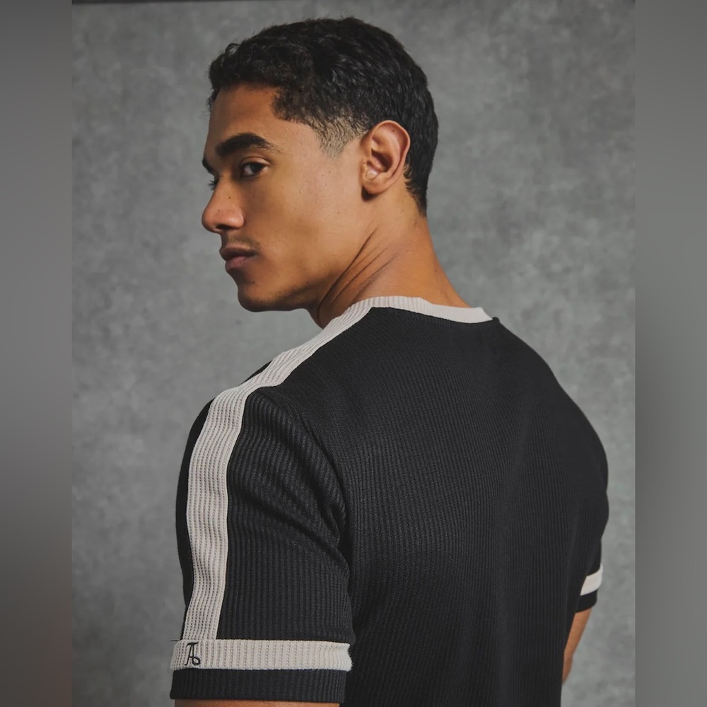 Black and White Men's Shirt Tailored athlete SOLD OUT